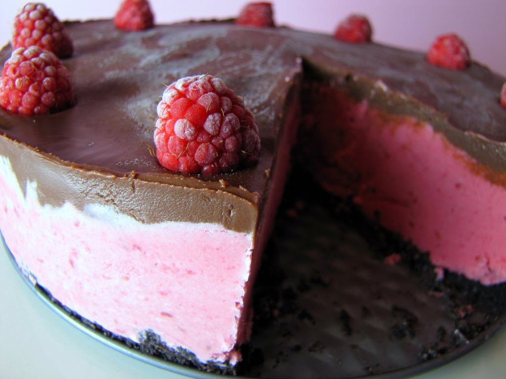 Raspberry Ice Cream Cake So Good Blog