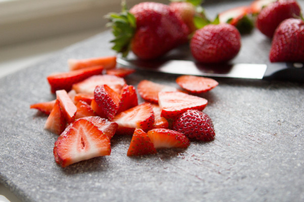 VEGAN Chocolate Strawberry Banana Bread Recipe | So Good Blog